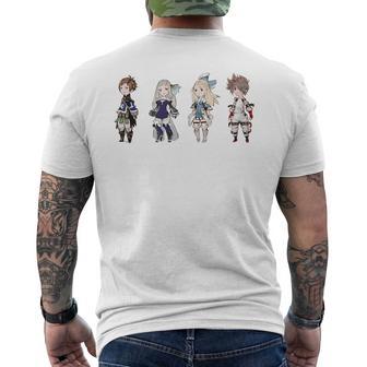 【公式】ブレイブリーセカンド：メインパーティ メンズTシャツ バックプリント - Kawaiitshirt