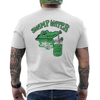 かわいいワニのクロコダイルグラフィックジャングルtシャツtシャツ メンズTシャツ バックプリント - Kawaiitshirt