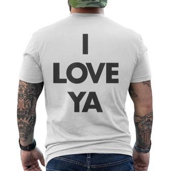 アイ・ラヴ・ヤ-ザット・セイズ・アイ・ラヴ・ユア メンズTシャツ バックプリント - Kawaiitshirt