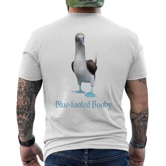 アオアシカツオドリの品種鳥類学 メンズTシャツ バックプリント - Kawaiitshirt
