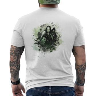 アラゴルン 北のレンジャー ファンタジー戦士の森 Papl3459 メンズTシャツ バックプリント - Kawaiitshirt