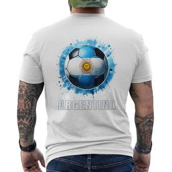 アルゼンチン ボール T シャツ アルゼンチン プレーヤー ボーイズ アルゼンチン メンズTシャツ バックプリント - Kawaiitshirt