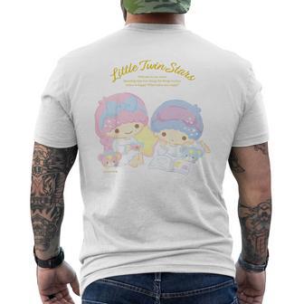 キッズ リトルツインスターズ ハピネスマイルーム メンズTシャツ バックプリント - Kawaiitshirt