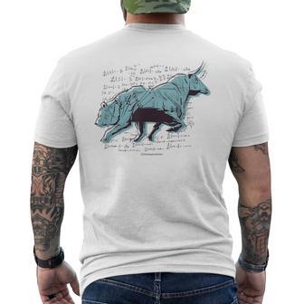 キャピタルマーケット ブル&ベア メンズTシャツ バックプリント - Kawaiitshirt