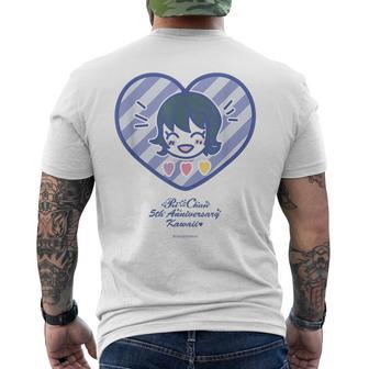 キラッとプリチャン かわいいシール すず メンズTシャツ バックプリント - Kawaiitshirt