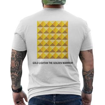 ゴールドライタン E メンズTシャツ バックプリント - Kawaiitshirt