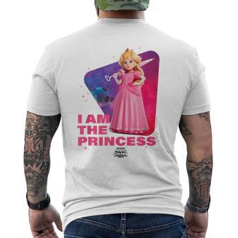 ザ・スーパーマリオギャラクシー・ムービー I Am The Princess メンズTシャツ バックプリント - Kawaiitshirt