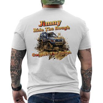 ジムニー 4X4 オフロード トラック メンズTシャツ バックプリント - Kawaiitshirt