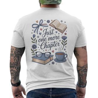 ジャスト・ワン・モア・チャプター・ブック・ラヴァー・リーディング 長袖tシャツ メンズTシャツ バックプリント - Kawaiitshirt