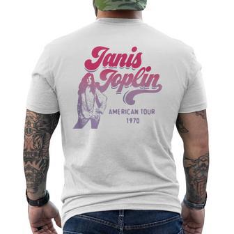 ジャニス・ジョプリン・アメリカン・ツアー1970 メンズTシャツ バックプリント - Kawaiitshirt