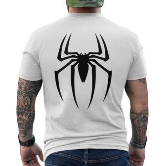 スパイダーグラフィック。 メンズTシャツ バックプリント - Kawaiitshirt