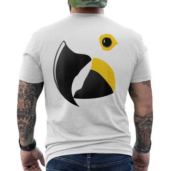 スミレコンゴウインコ メンズTシャツ バックプリント - Kawaiitshirt
