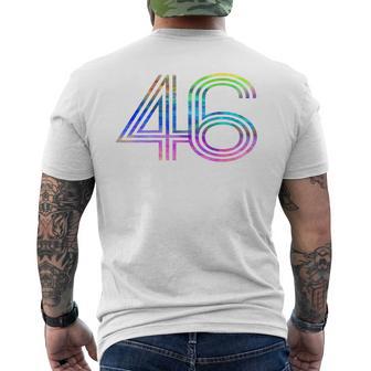 タイダイシャツ ナンバー46 レトロユニフォーム バックプリントジャージ メンズTシャツ バックプリント - Kawaiitshirt