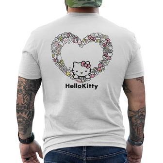 ハローキティ Usデザイン ハート 長袖tシャツ メンズTシャツ バックプリント - Kawaiitshirt