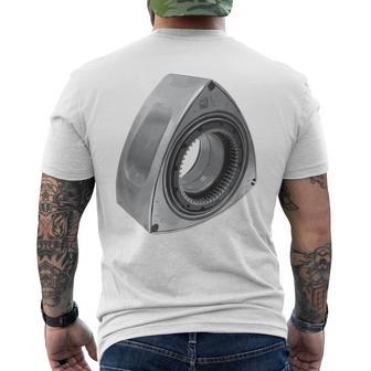 ロータリー13bエンジンローター メンズTシャツ バックプリント - Kawaiitshirt