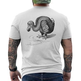 ヴィンテージドードーバードプリント メンズTシャツ バックプリント - Kawaiitshirt