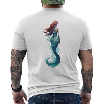 人魚の秘密 メンズTシャツ バックプリント - Kawaiitshirt