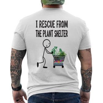 庭師、植物 メンズTシャツ バックプリント - Kawaiitshirt