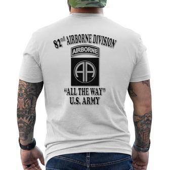 第82空挺師団 バックデザイン メンズTシャツ バックプリント - Kawaiitshirt