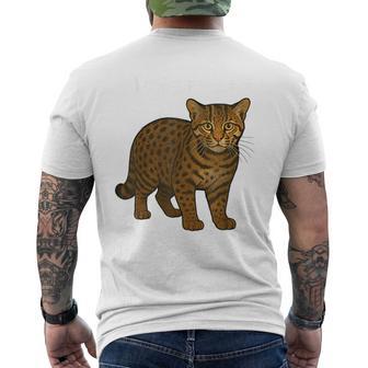西表山猫 沖縄 日本 カタカナ メンズTシャツ バックプリント - Kawaiitshirt