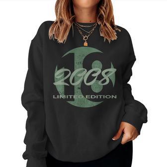 18Th Birthday Girl Boy 18 Years 2008 Women Sweatshirt - Monsterry