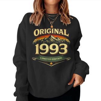 33歳 誕生日 男性女性intage 1993年1993年生まれ レトロデザインブランド レディーススウェットシャツ - Kawaiitshirt