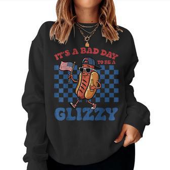4Th Of July Bad Day To Be Glizzy Usa Hotdog Kids Women Sweatshirt - Monsterry