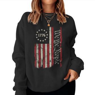 4Th Of July We The People Independence Day Kids Women Sweatshirt - Thegiftio UK