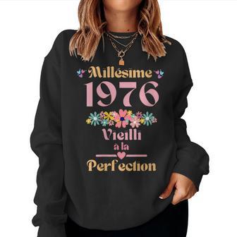 50 Ans 1976 Idée Cadeau Anniversaire Drôle Humour Mama Sweat-shirt pour femme - Cadeauxyz