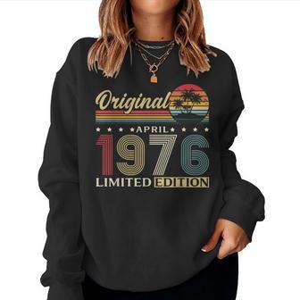 50 Cumpleaños Hombre Regalo Abril 1976 Sudadera Mujer - Regaloses
