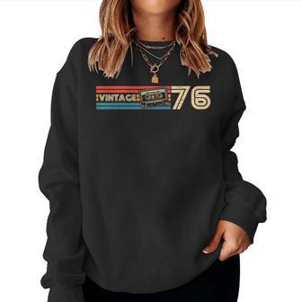 50Th Birthday Retro Vintage 1976 Women Women Sweatshirt | Seseable UK