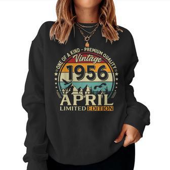70 Cumpleaños Hombre Regalo Abril 1956 Sudadera Mujer - Regaloses