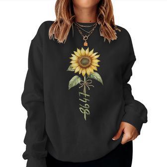 86 47 Floral Sunflower Women Sweatshirt - Thegiftio UK