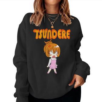 Anime Girl Tsundere Caratteristiche Tsundere Giapponese Women Sweatshirt - Novitaregali