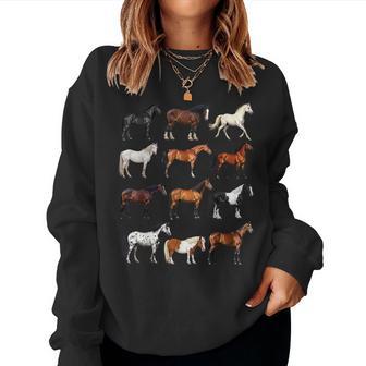 Artenon Pferden Pädagogische Pferderassen Jungen Mädchen Kinder Sweatshirt Frauen - Seseable