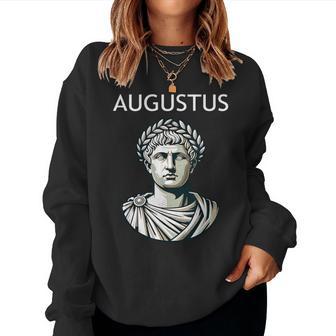 Augusto Emperador De Roma Sudadera Mujer - Regaloses
