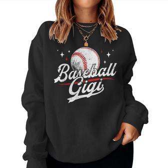 Baseball Gigi Of A Baseball Player Gigi Women Sweatshirt - Thegiftio UK