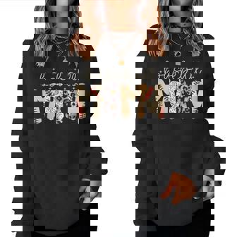 Baseball Mama Leopard Baseball Mom Mother's Day Women Sweatshirt | Seseable UK