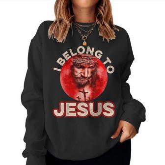 I Belong To Jesusintage Hombres Es Cristianos Amantes Sudadera Mujer - Regaloses
