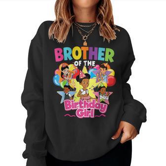 Brother Birthday Girl Gracie Pink Doll Family Decorations Women Sweatshirt - Monsterry