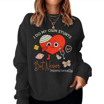 Cadeaux De Rétablissement Amusants Pour S Et Hommes I Do All My Owntunts Sweat-shirt pour femme - Cadeauxyz