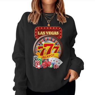 Casinos De Jeu De Hasard À Lasegas Nevada Sweat-shirt pour femme - Cadeauxyz
