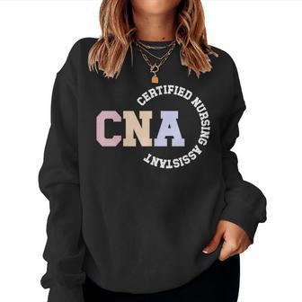 Cna Certified Nursing Assistant Certified Nurse Assistant Women Sweatshirt - Thegiftio UK