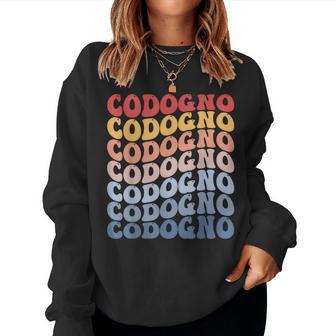 Codogno City Groovy Retrò Women Sweatshirt - Novitaregali