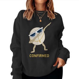 Confirmation Christian Catholic Dabbing Bread Women Sweatshirt - Thegiftio UK