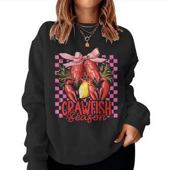Crawfish Season Crawfish Boil Lobster Cajun Women Women Sweatshirt - Thegiftio
