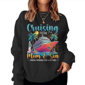 Cruising Together Mom And Son Matching Cruise Women Sweatshirt - Thegiftio UK