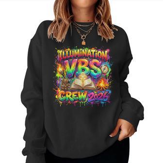 Cute Illumination Vbs Crew 2026 Teacher Summer Camp Women Sweatshirt - Monsterry