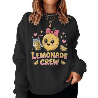 Cute Lemonade Day Crew Kawaii Girls Women Sweatshirt - Thegiftio UK