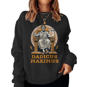 Dadicus Maximus Divertida Mitología Romana Día Del Padre Papá Broma Sudadera Mujer - Regaloses